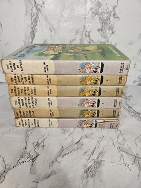Vintage The Bobbsey Twins Hardcover Book Set - 1-7